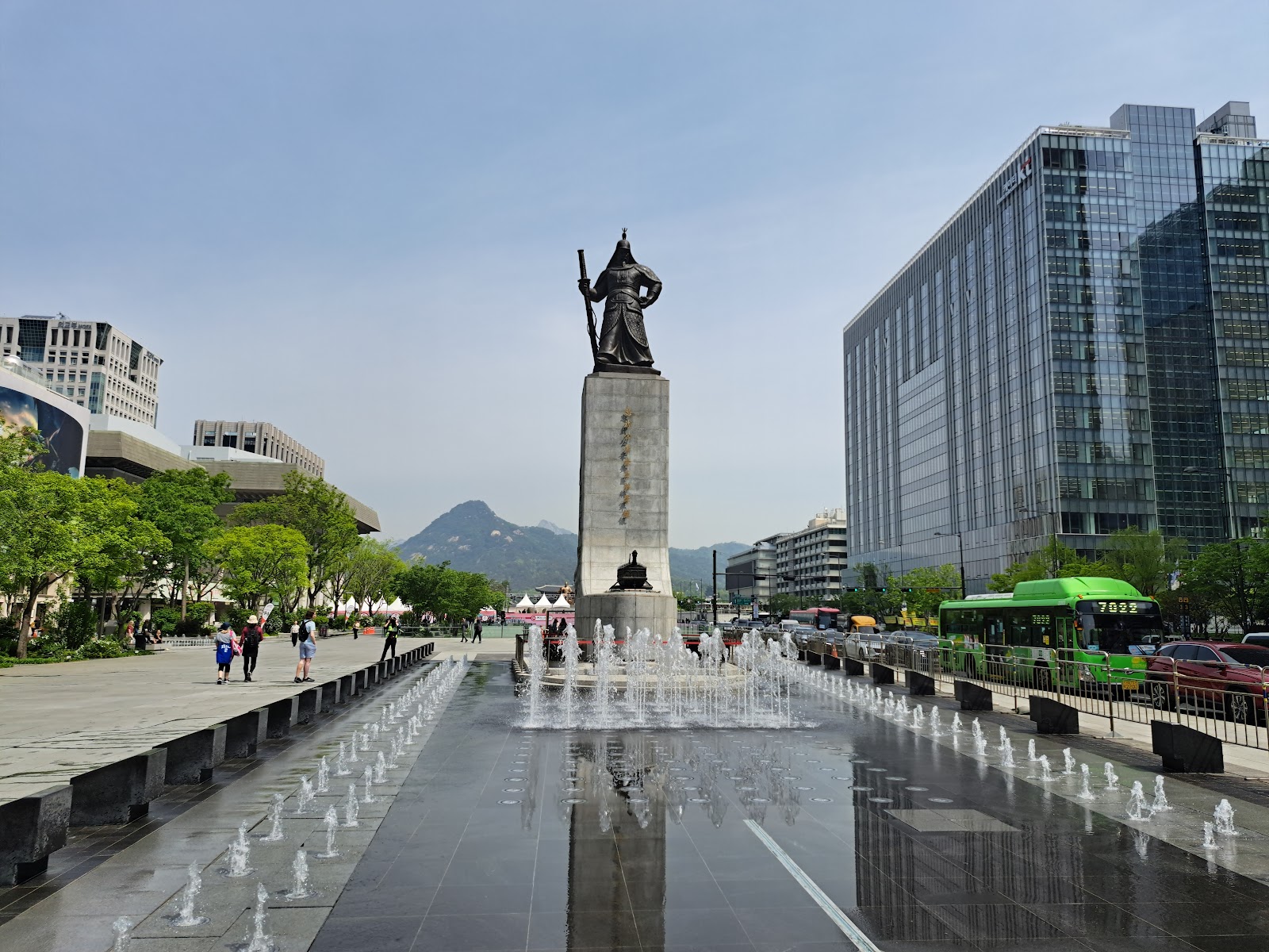 Gwanghwamun Square, site of the BTS Gwanghwamun concert